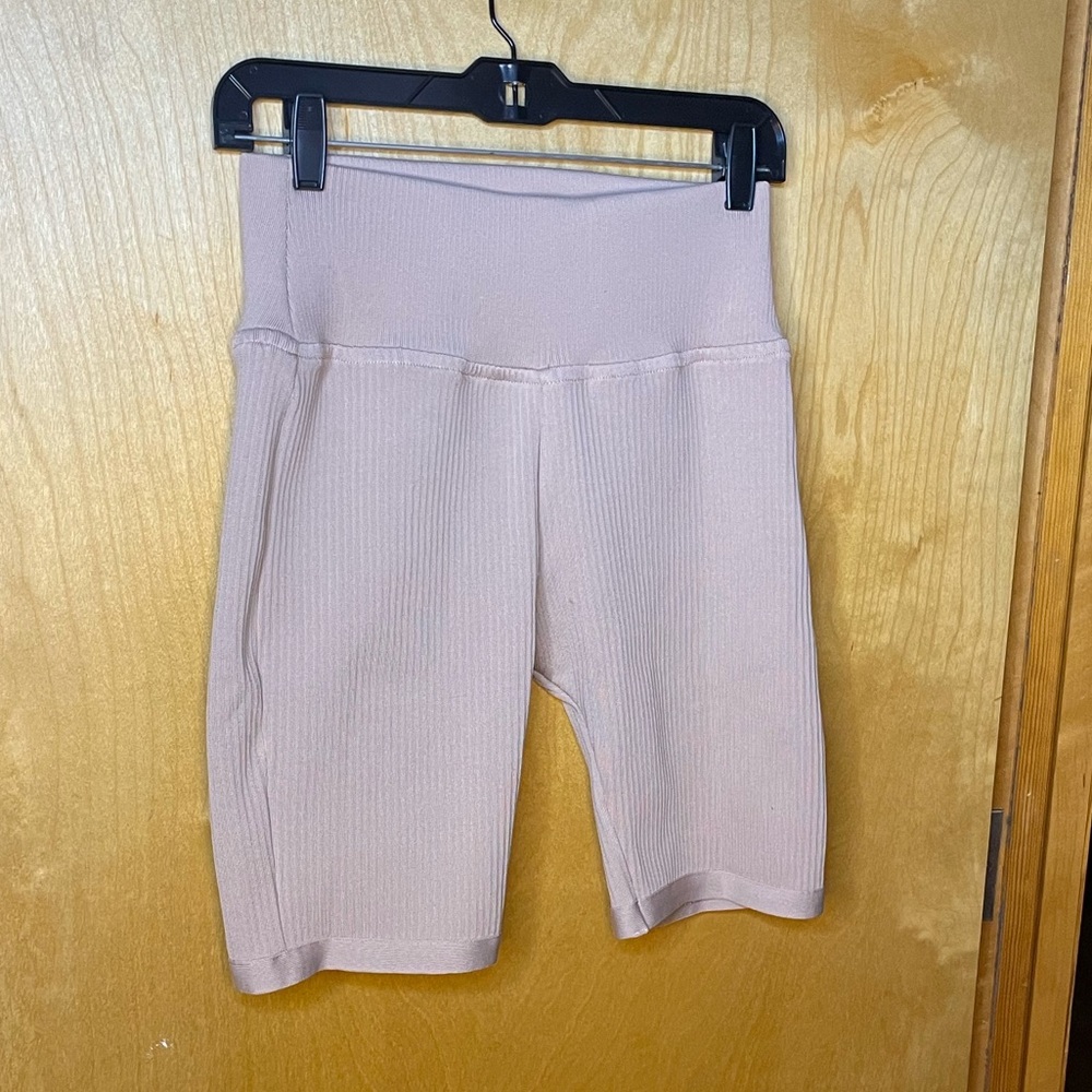 SHEIN Premium Nude Biker Shorts